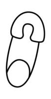 Pins For Clothes line icon art Illustration vector