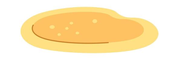 Rolled out dough Kids cooking vector