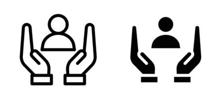 Retention icon stock illustration set vector
