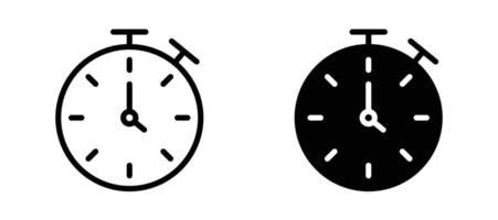 Timer icon stock illustration set vector