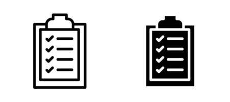 Todo list icon stock illustration set vector