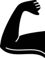 Arm Glyph Icon vector