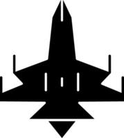 Jet Glyph Icon vector