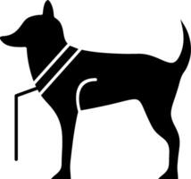 Dog Glyph Icon vector