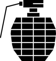 Grenade Glyph Icon vector