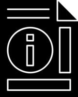Information Glyph Icon Designs vector