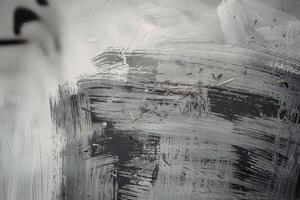 A photo of a textured, grayscale surface