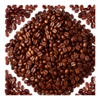 Coffee Beans Frame Art for Cafe or Kitchen Decor png