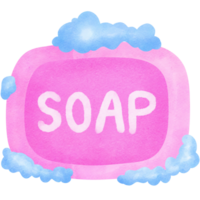 Pink soap transparent background png