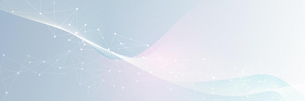 network connection. Abstract mesh, molecular plexus line and cyberspace. Geometric line, dot on white background. Modern digital technology design for data, futuristic background vector