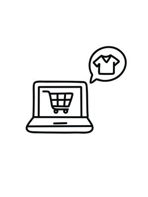 digital purchase, online cart