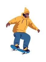 art skateboarding youth vector