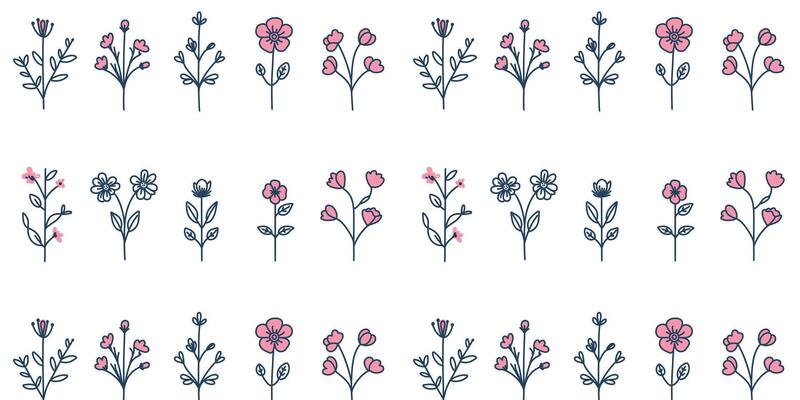 spring floral tile