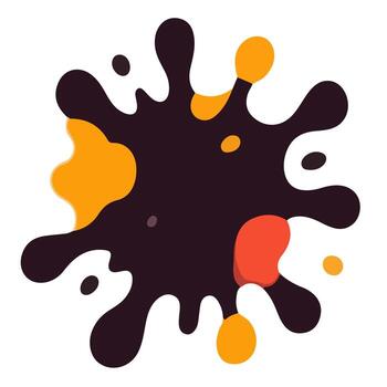 resumen vistoso salpicaduras diseño elemento. vector