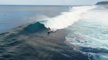 Bali, Indonesia - July 18th 2025. Surfing on video