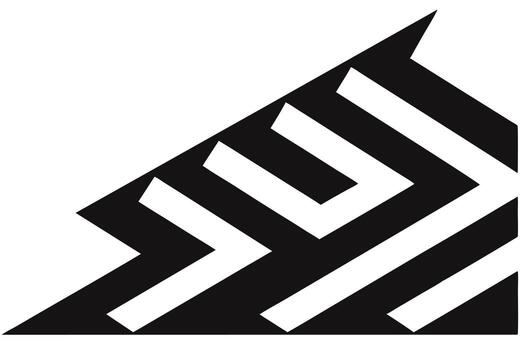 resumen negro y blanco geométrico diseño negrita angular formas ascendente en un dinámica, energético composición vector