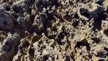 A close up of a rocky surface with some small rocks video