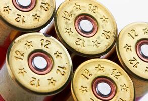 shotgun shells closeup photo