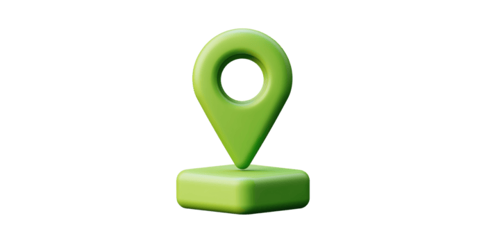 groen 3d plaats pin icoon. symboliseert navigatie en geolocatie Diensten geïsoleerd Aan transparant achtergrond png