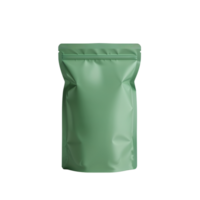 Mint Green Stand-Up Pouch Mockup Ready for Custom Branding and Product Presentation Showcase png