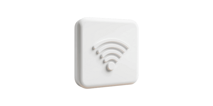 3d Wifi symbool plein knop. connectiviteit en draadloze netwerk concept geïsoleerd Aan transparant achtergrond png