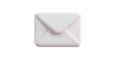 3D Envelope Icon. Symbolizes Email, Communication, And Messaging Isolated On Transparent Background png