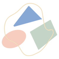 a geometric shape with a string and a triangle png