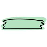 a green line drawing of a line png