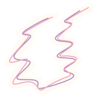 a pink and purple line drawing of a tree png