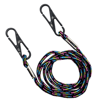 intrecciato corda cordoncino con primavera clip Usato per sicuro attaccamento di oggetti offerta mani gratuito portabilità e Presto accesso flessibilità png