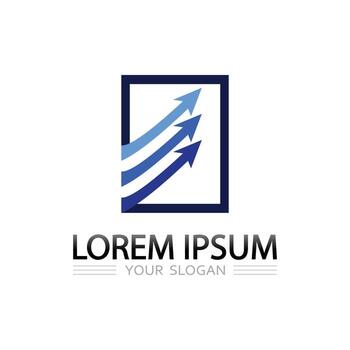 Circular Arrow Logo Design Representing Rotation, Cycle, and Modern Flow vector