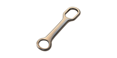 Metallic Double-Ended Wrench. Essential Tool For Mechanical And Diy Projects Isolated On Transparent Background png