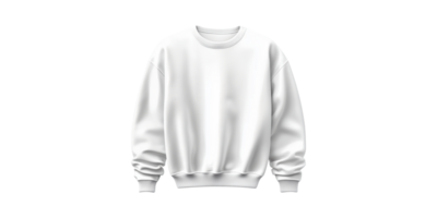Crewneck Sweatshirt. Fashion Apparel Design Template Isolated On Transparent Background png