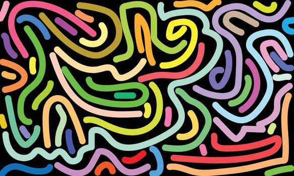 Gradient lines background abstract art vector