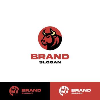 The OX logo is bold and clean in red and black, representing strength and confidence. Its simple design reflects the power of an ox with a sharp, professional feel. vector