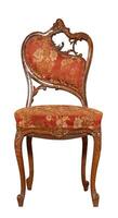 Vintage Chair on white photo