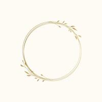 Minimalist Wedding Frame Graphic for Branding vector