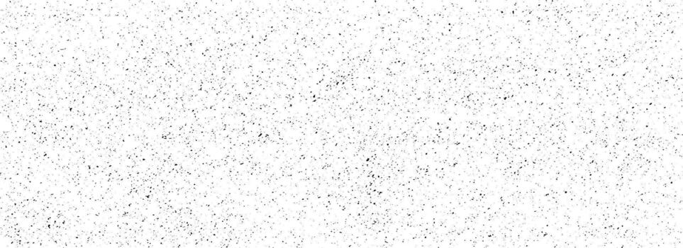Grunge grain texture. Black and white distressed noise background. Irregular gritty wallpaper. Dirty grit overlay with specks and dots. Gravel particles backdrop for banner, poster, overlay. vector