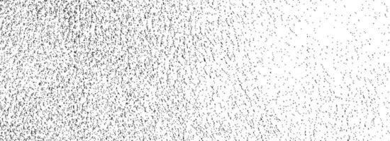 Abstract grain gradient texture. Stippled gritty noise background. Distressed dust particle overlay. Grunge dotted stone backdrop. Sand speckles and granules wallpaper. Dot work grit specks vector