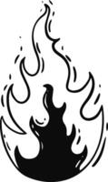 Mystical Celestial Icon in Doodle Style vector