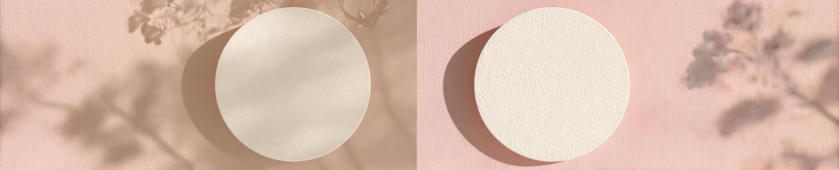 Elegant wedding invitation card design mockup on soft pink background for event planning photo