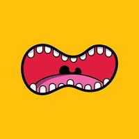 Open Mouth Illustration vector