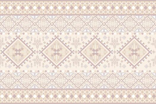 beige geometric native pattern vector
