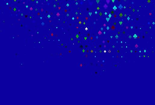 ligero multicolor, arco iris modelo con símbolo de tarjetas vector