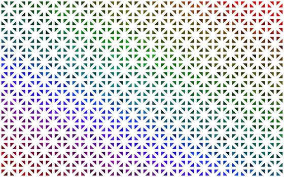 Light Multicolor, Rainbow pattern in polygonal style. vector