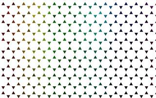 Light Multicolor, Rainbow seamless texture in triangular style. vector