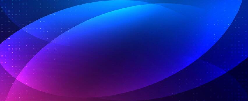 Abstract gradient background with curved shapes in blue and purple tones. design for modern presentation, banner, and digital templates vector