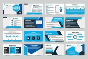 Creative business strategy presentation design vector