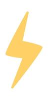 Lightning Weather design element Illustration vector