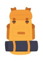 Travel backpack Hand luggage accessory vector